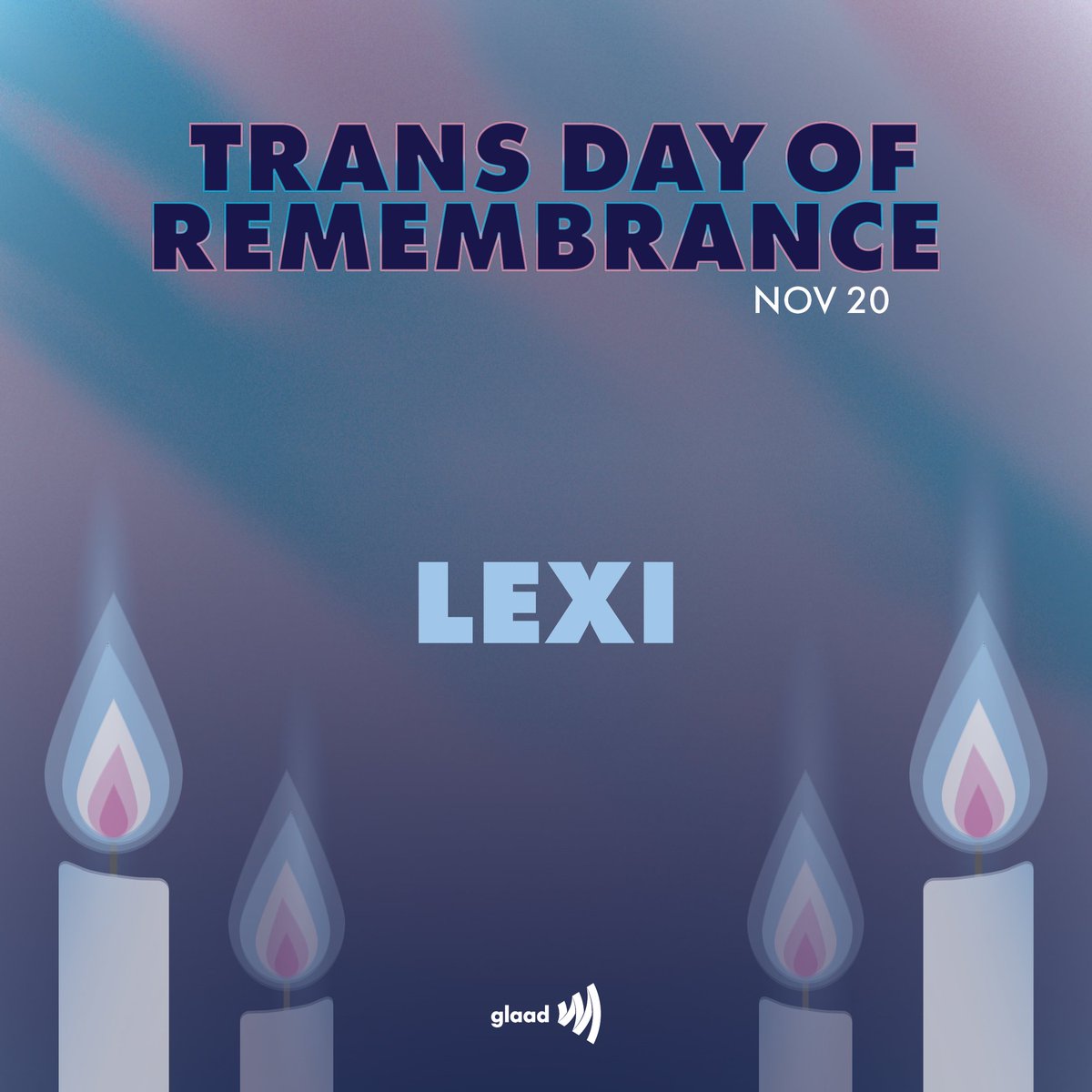 Lexi, a transgender woman, was killed in Harlem, New York on March 28, 2020. She was 33 years old. According to those who knew her, Lexi had a “beautiful heart” and loved poetry, makeup, and fashion.