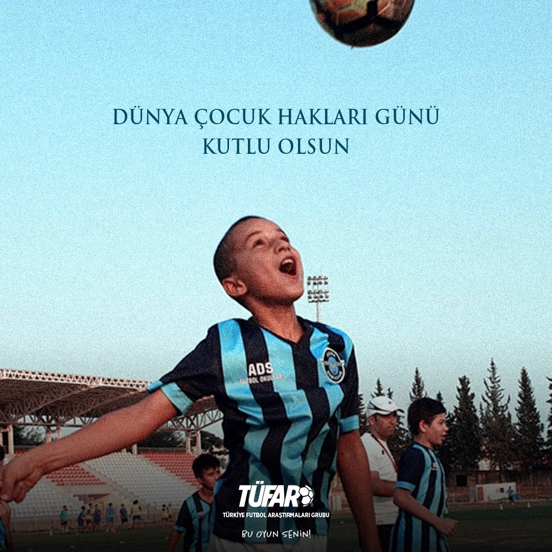 Türkiye’deki çocukların da diğer yaşıtları gibi güvenli oyun alanlarına, nitelikli eğitime ve imkanlara ulaşabildiği, daha mutlu bir geleceğe bakabildiği günlerin gelmesi dileğiyle. #BuOyunSenin #DünyaÇocukHaklarıGünü