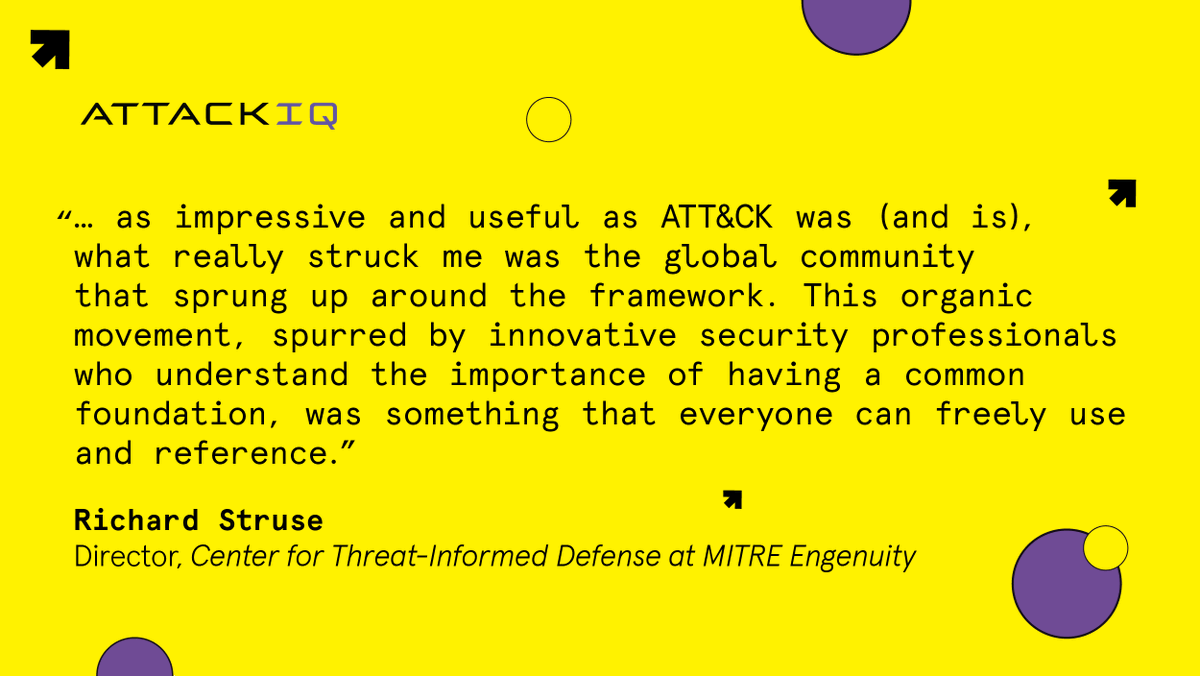 AttackIQ's tweet photo. Just released! MITRE ATT&amp;CK® for Dummies, with a foreword from Richard Struse, Director of @MITREengenuity's Center for Threat-Informed Defense. Get your free copy today: https://t.co/WGJqmm0lvA

#MITREAttackForDummies #cybersecurity #ThreatIntelligence #ThreatInformedDefense https://t.co/caX4vv5sbT