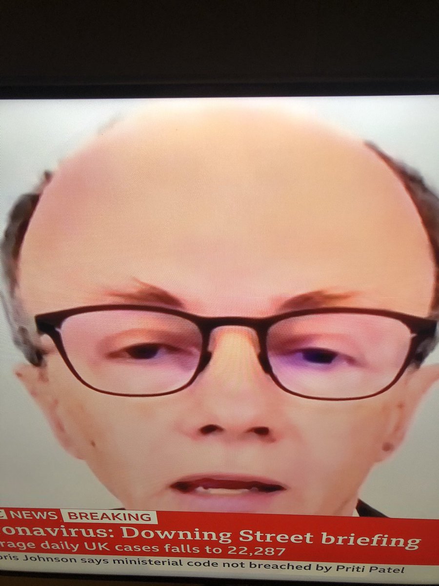 fatpuduk's tweet photo. The highlight of todayโs coronavirus daily briefing is this fella looking like something out of guess who !#scaryeyebrows #covid19 #coronovirusdailybriefing https://t.co/SA5B6JdW0j