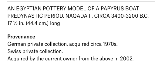 "From a Princely Collection" oooooooh fancy! Too bad that whole "circa 1970s" provenance doesn't give me a whole lot of confidence.
