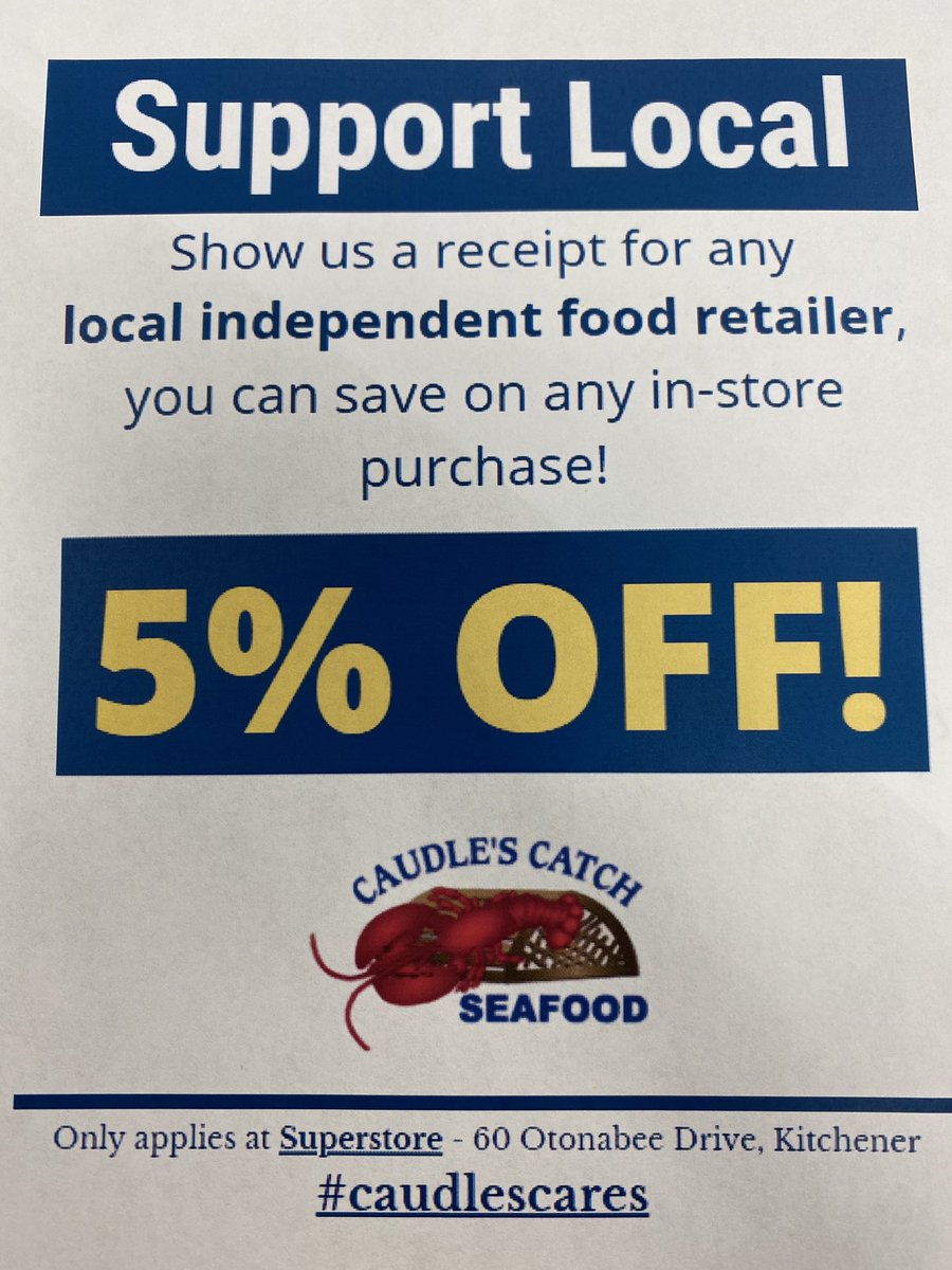 Support Local. #CaudlesCares