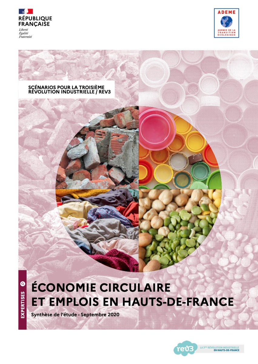 ademe's tweet photo. [#LeSaviezVous]♻️
30 000 #emplois pourraient être créés à horizon 2030 en @hautsdefrance grâce à l'#ÉconomieCirculaire !🤩

Pr en savoir +, découvrez l'étude prospective de l'@ademe "#ÉconomieCirculaire &amp; emplois en Hauts-de-France" #ADEMEhdf 👉 https://t.co/1GIVqm8Pyb https://t.co/QhVY14Wh8B