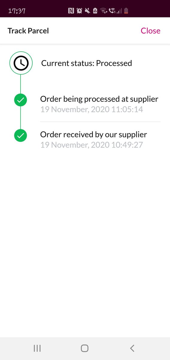 TCrinall's tweet photo. @VeryHelpers hi guys, I managed to secure a ps5 yesterday on my account. It says delivery 21st nov but it still "being processed" by supplier. Can you advise if date is correct? https://t.co/ubepa9QO05
