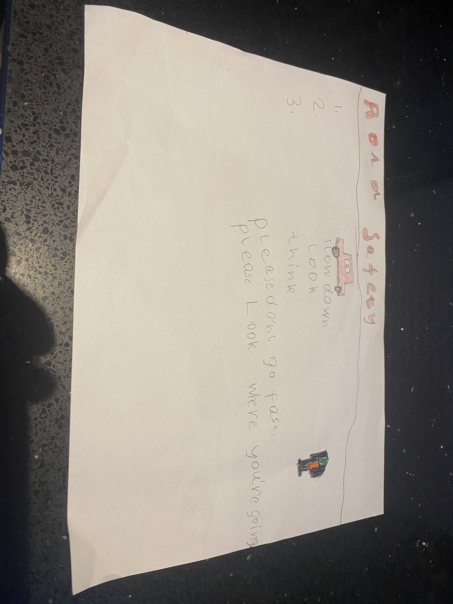 #RoadSafetyWeek2020 from Oscar Gordge aged 6 <a href="/WestMidsFire/">West Midlands Fire Service</a> <a href="/WMFSCanley/">Canley Fire Station</a>