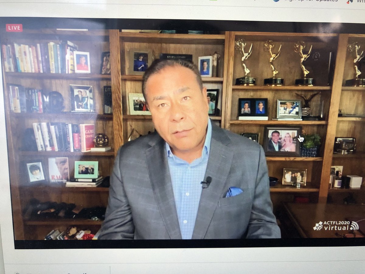 “I didn’t cross the border, the border crossed me.” John Quiñones #ACTFL20