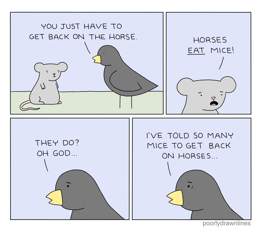 on the horse 