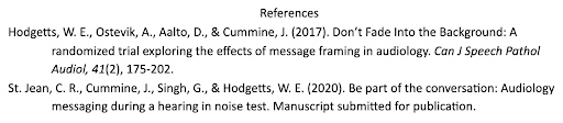 CsdStudy's tweet photo. @CSDResearchDay @MelinaS_SLP 8/8 This project aims to gain further insight into the kinds of messaging that may motivate patients to take action to address their hearing loss. More broadly, it will inform approaches to effective hearing care &amp; health communication. #2020CSDResearchDay https://t.co/i0htWx8fHx