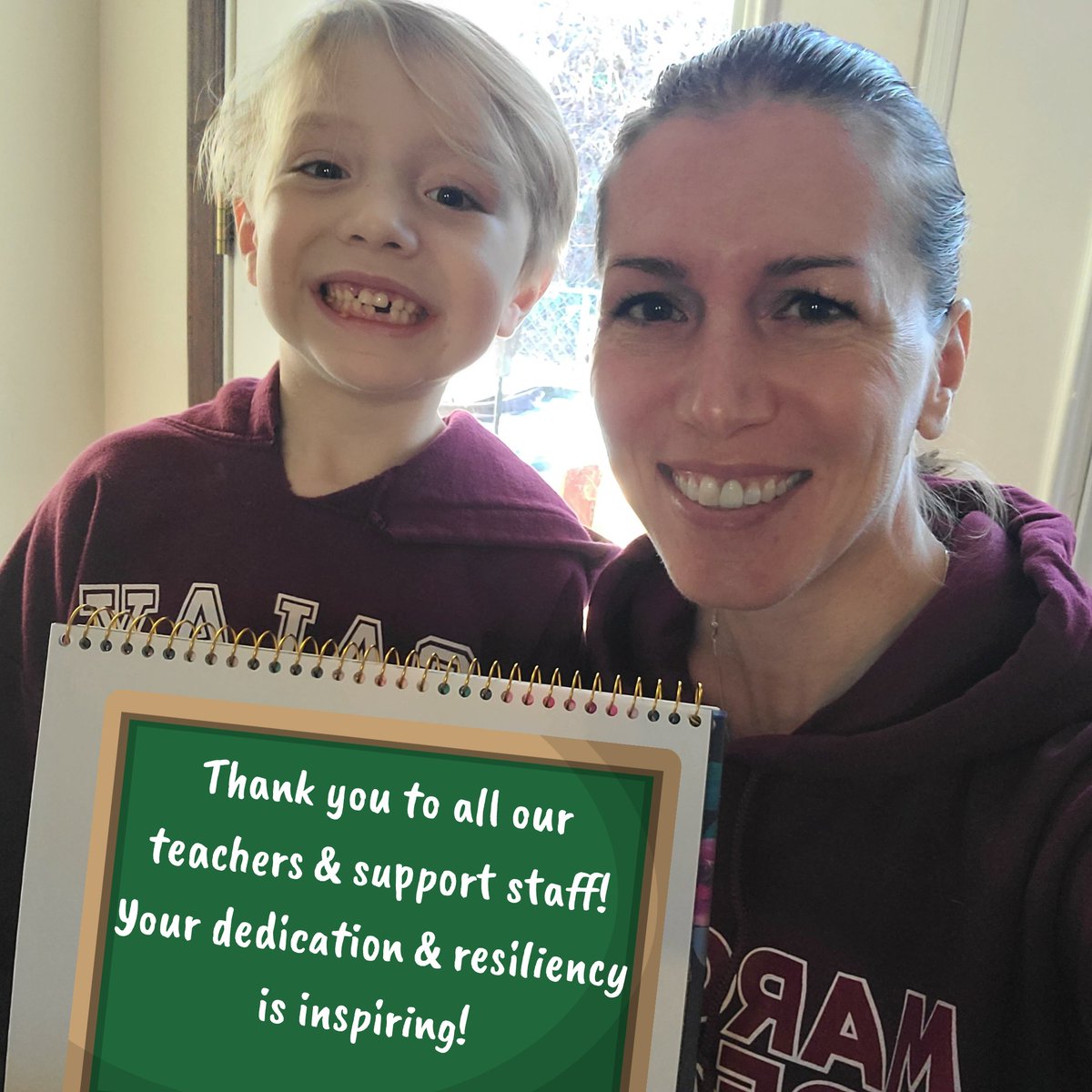 GCPSMaroonTide's tweet photo. Mrs. Peddy and her family are proud members of Maroon Tide Nation! #MTpride https://t.co/BYOnObpvvV