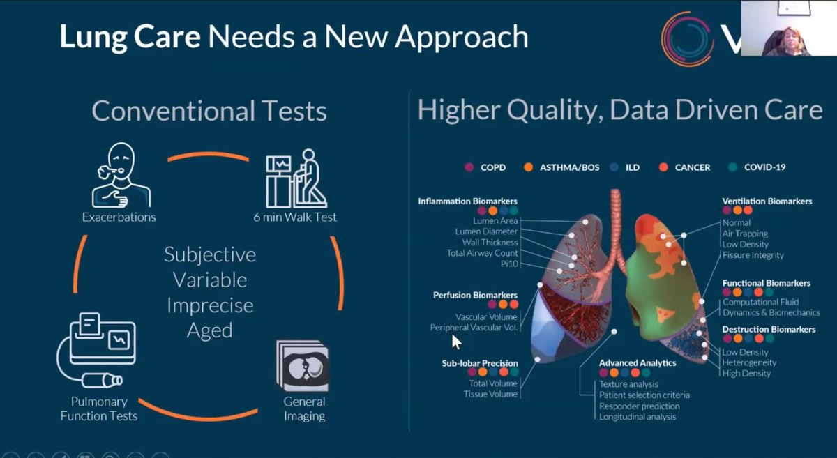 VIDA incorporates intelligence and imaging for lung disease assessment, including COVID19 #ibest2020 #COVID19 <a href="/CEO_VIDA/">Susan Wood, PhD</a> <a href="/vidalung/">VIDA</a>