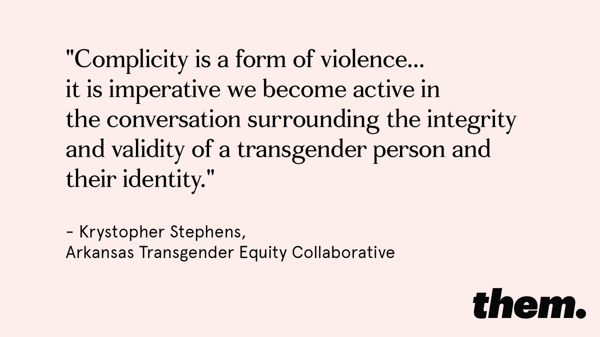 Be an active ally by speaking up.