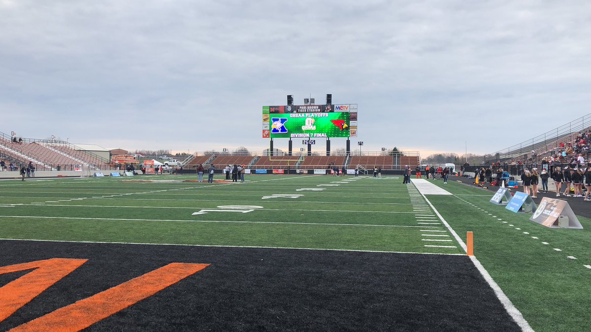 Josh Frketic (@joshfrketicwkbn) on Twitter photo Hello from Massillon!! <a href="/OHSAASports/">OHSAA Sports</a> DVII state title game as <a href="/warrenjfk/">JFK Catholic School</a> is looking for their first state crown since 2016 taking on New Bremen. Keep it with the @wkbn mobile app for live updates, highlights and reaction! Hello from Massillon!! <a href="/OHSAASports/">OHSAA Sports</a> DVII state title game as <a href="/warrenjfk/">JFK Catholic School</a> is looking for their first state crown since 2016 taking on New Bremen. Keep it with the @wkbn mobile app for live updates, highlights and reaction!