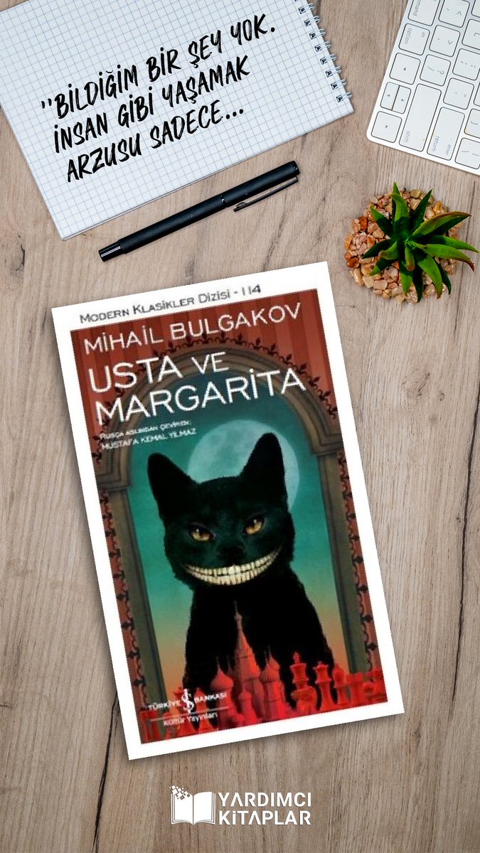 yardimcikitap's tweet photo. "Bildiğim bir şey yok. İnsan gibi yaşamak arzusu sadece..."
Modern klasiklerden Mihail Bulgakov'un Usta ve Margarita kitabı %25 indirim ile https://t.co/Y5SrYLBQUL' da sizleri bekliyor 😊
#evdekal #kitap #kitapokuyalım #OkumaListesi2 #kitapseverlertakiplesiyor #kitapowerrr https://t.co/r431cZxMUp