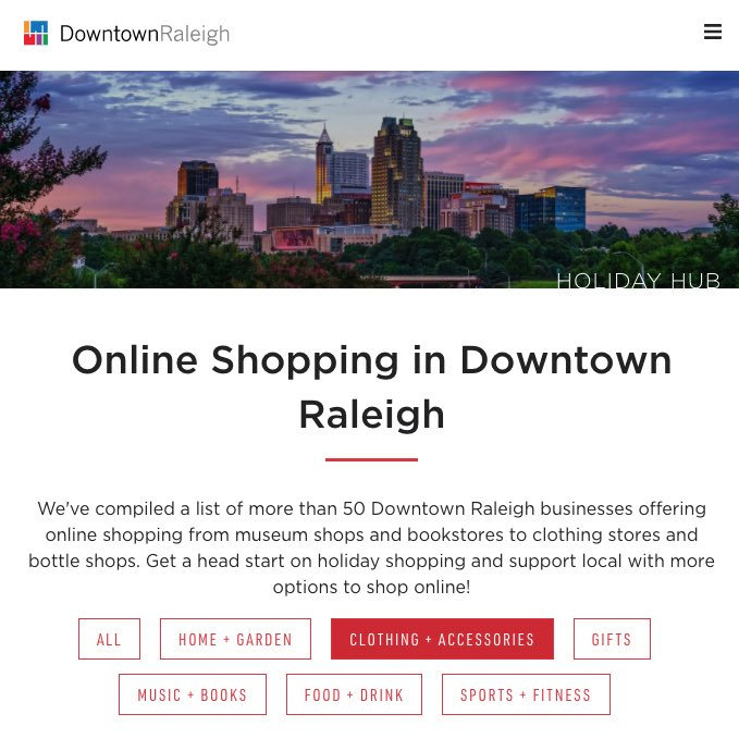 We have a lot going on here  @DowntownRaleigh so I am going to thread all the work we have going this week and have some resources to help support our businesses through the holidays.