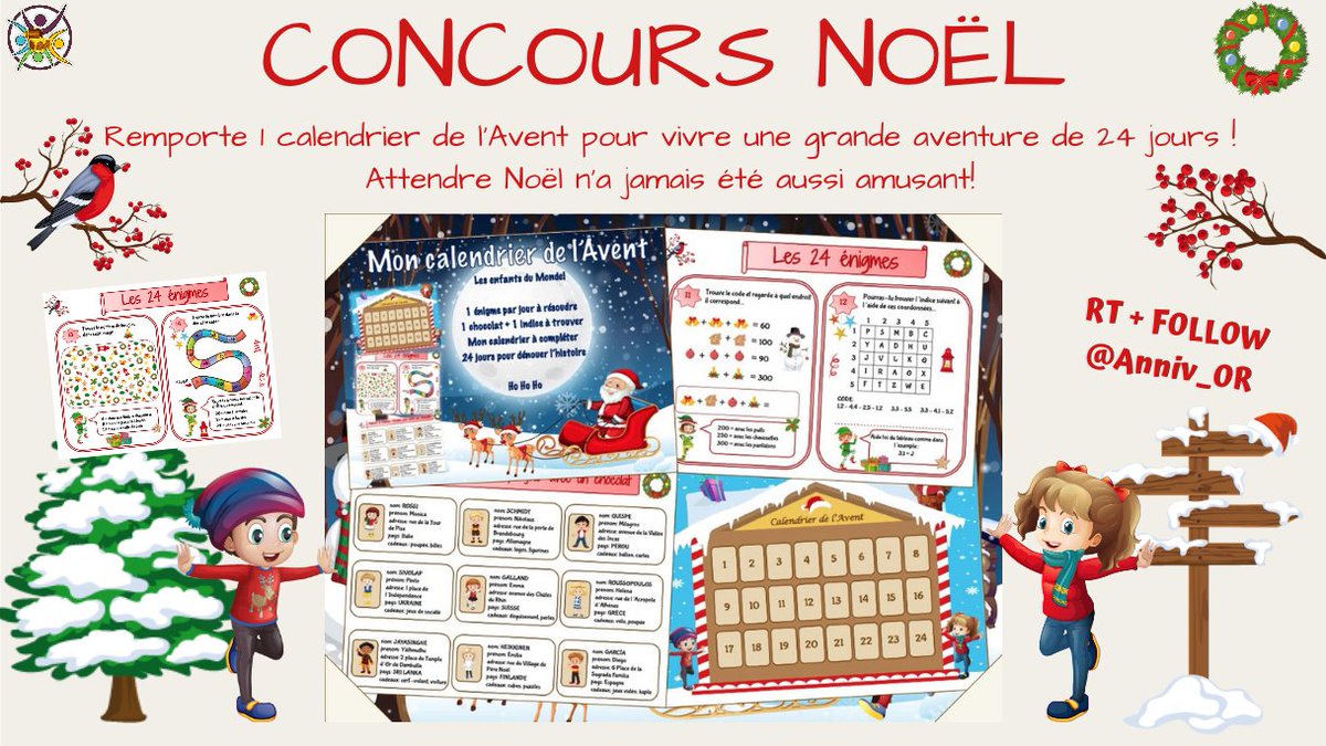 Anniversaire En Or Concours Noel Rt Follow Anniv Or Pour Tenter De Remporter 1 Calendrier De L Avent 24 Jours Pour Denouer 1 Grande Aventure Calendrier A Decouvrir Sur T Co Dvscfdonkw Tas Le 24 11 Anniversaire En Or Concours Noel Rt Follow Anniv Or Pour Tenter De Remporter 1 Calendrier De L Avent 24 Jours Pour Denouer 1 Grande Aventure Calendrier A Decouvrir Sur T Co Dvscfdonkw Tas Le 24 11