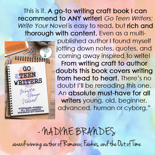 Thank you to award-winning author, <a href="/NadineBrandes/">Nadine Brandes</a> for this lovely endorsement! 13 days! goteenwriters.com/2020/11/11/ord…