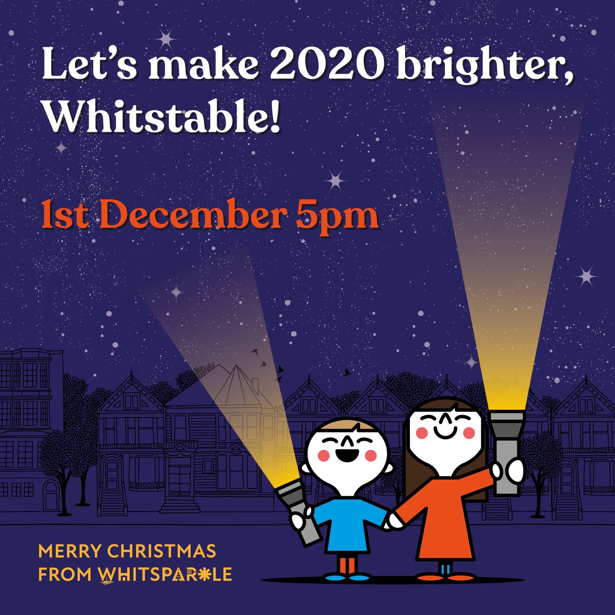 whitsparkles's tweet image. LIGHT UP WHITSTABLE - Tuesday 1st December at 5pm we are asking you to get involved with our tree switch on.  We would like you to step out of your houses &amp;amp; shine a torch, light, or having a safe bonfire torch (adults only!).  Let’s all come together and light up Whitstable.