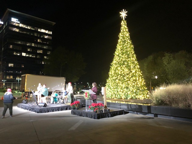First off, tonight  @ABC11_WTVD airs the Downtown Raleigh Tree Lighting ceremony, which we filmed without a crowd this year, but still features local musicians and start to holiday season. We also installed over 60 snowflakes along Fayetteville St.