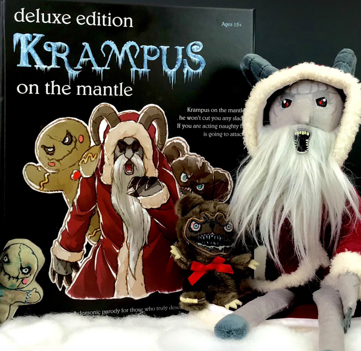 ’Tis almost Krampus season and <a href="/officialfye/">FYE</a> won’t let the Christmas spirit die... The Deluxe Krampus on the Mantle is back in stores! You can also pre-order online: bit.ly/33k16OP