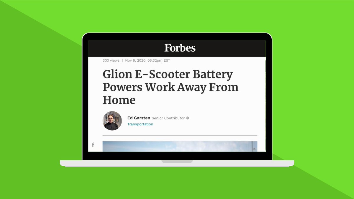 The new Glion Balto has made its <a href="/Forbes/">Forbes</a> debut! See what they had to say here: getglion.com/news/ #EScooter #Moped #Forbes #Micromobility