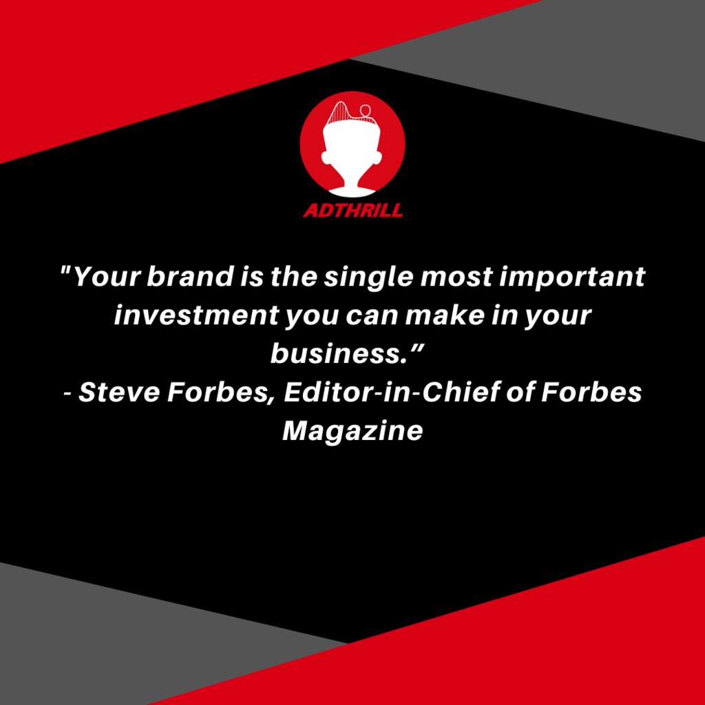 Weekly branding tip! Remember to always invest in your own company!