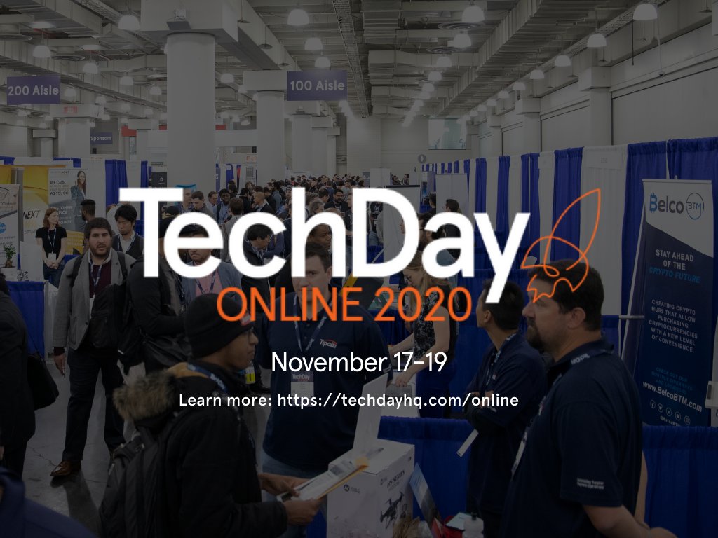 TechDayHQ's tweet photo. A round of applause to all of our speakers that participated at TechDay Online this week! It most certainly would not have been as impactful a week as it was without them! @mbidna @jmlynn7 @karenbhatia @franny_fresh @billken @JeffButler @halseyminor @_jennyfielding1 https://t.co/T2gWanODWs