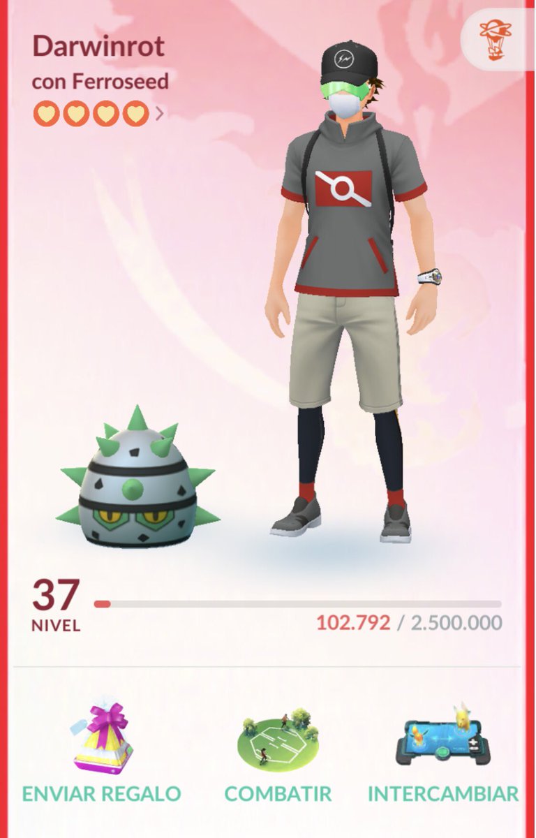 akpunky's tweet photo. Hello Pokeaddicts, this is Darwinrot! He wants to get to level 40 before December 31! Will it succeed? We will help you!

959255850680

Just add to send and open gifts every day or fuck off, kisses 😘
RT thanks 
#Pokemongofriends #PokemonGo #PokemonGoespaña #pokemongofriendcode https://t.co/LKcGM0oG8w