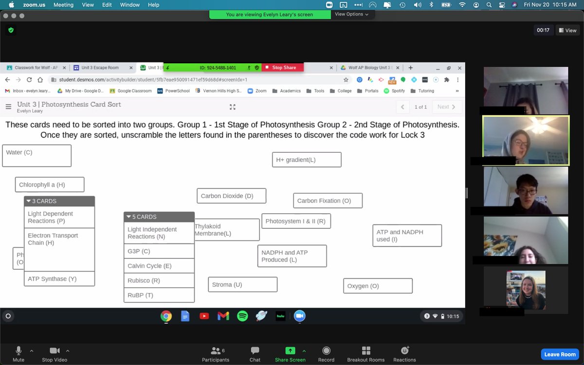 wolfsciedu's tweet photo. Finished off a great week in #VHAPBio with an Escape Room review game where kids had to solve puzzles to unlock some prizes. Sending home some biology stickers to some very deserving Ss. So proud of how #resilient these kids are in eSchool. #theyarelearning #vhsci #d128DARING https://t.co/l2oJkYOECE