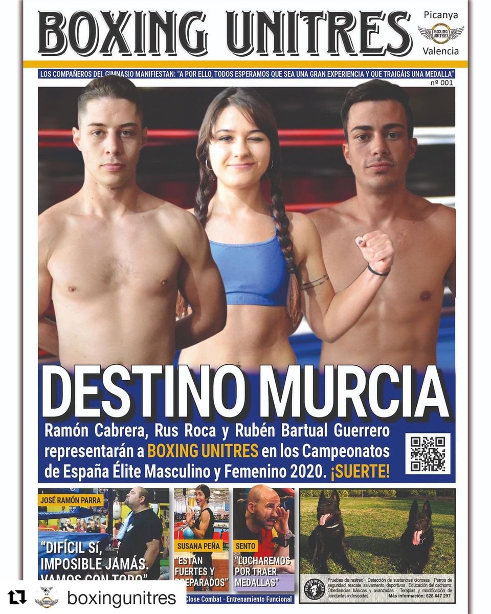 BoxingUnitres's tweet image. ¡EXTRA, EXTRA! Boxing Unitres está de estreno ☺️ Homenaje de campeonato.

#boxingunitres