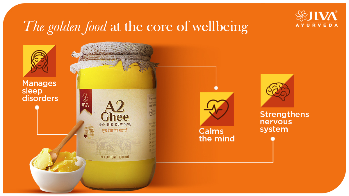 JivaAyurveda's tweet photo. Jiva A2 Ghee nourishes you with nutrients such as OMEGA 3 and OMEGA 6 fatty-acids which would enhance the wellbeing of your head, heart, eyes and nervous system. Buy now.: https://t.co/rR5bUeXtV6
#BuildYourImmunity #AyurvedicLifestyle https://t.co/SNrr8AQ3C7