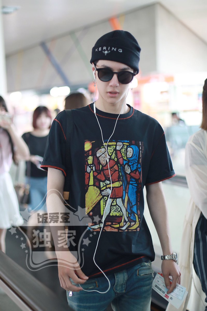 Yibo and his wired earphones throughout the years(and his precious fashion style)