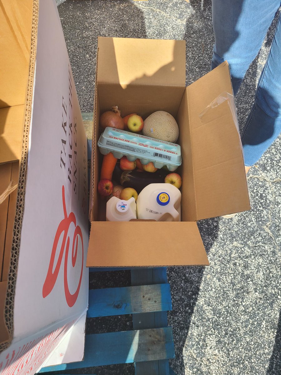 Thank you to Feeding Tampa Bay and the Clearwater YMCA. Come down to the Clearwater YMCA on Highland if you need a helping hand.