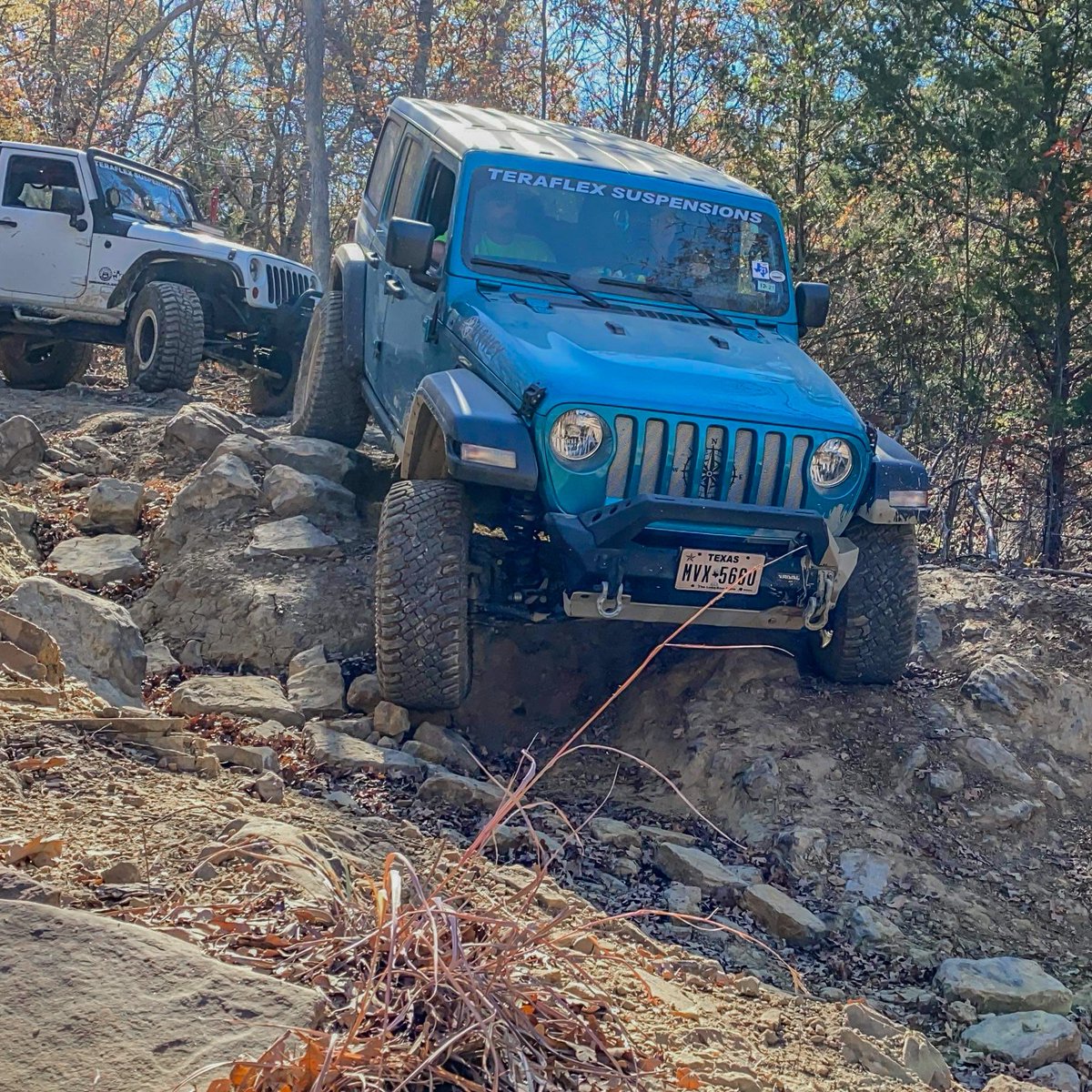 Gotta get that stretch in before the weekend! My question is, do you prefer to go up or down trails? I like going down just because I can see what’s in front of me better, instead of looking straight up at the sky! 🤣