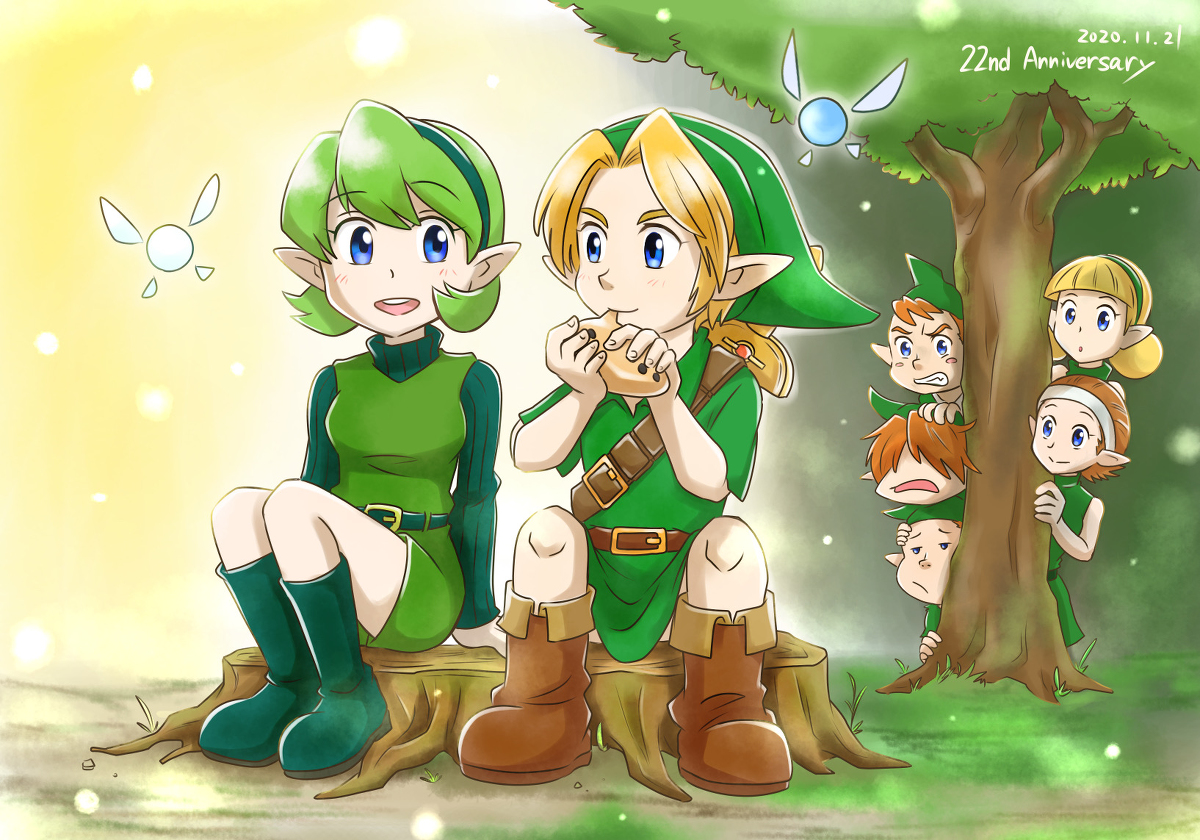 ゼルダの伝説 時のオカリナ 22周年おめでとう🎉神ゲー #リンク #サリア