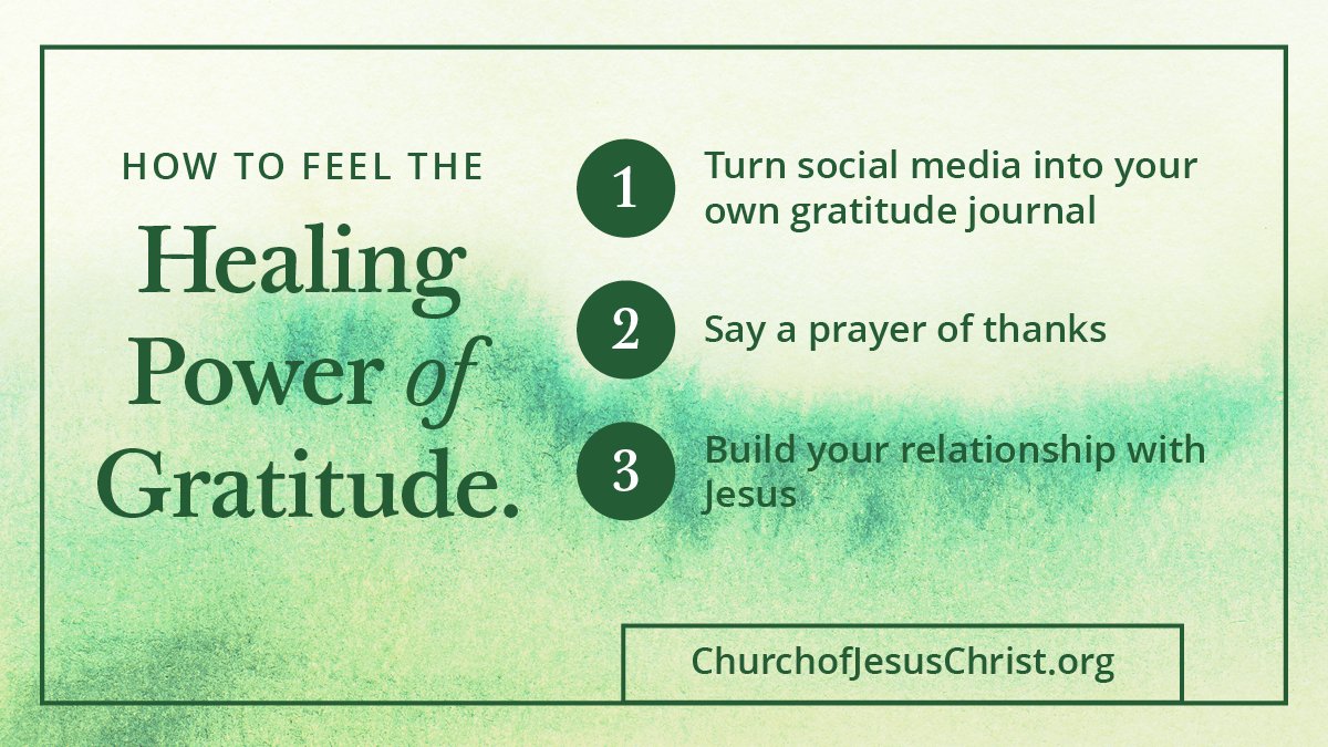 Ch_JesusChrist's tweet image. Earlier today, global faith leader President @NelsonRussellM shared an invitation to flood social media with a wave of gratitude for the next seven days using the hashtag #GiveThanks. Watch his full message at PowerofGratitude.org.