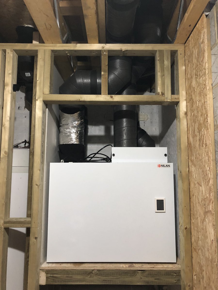 SL Services/NILAN on Twitter: room Friday!! Nilan Combi 302 Polar Top for #MVHR and air pre-heating/cooling! Another cracking installation from the boys!! #heating #cooling #ventilation #ecofriendly #iaq #filtered #freshair https://t.co ...