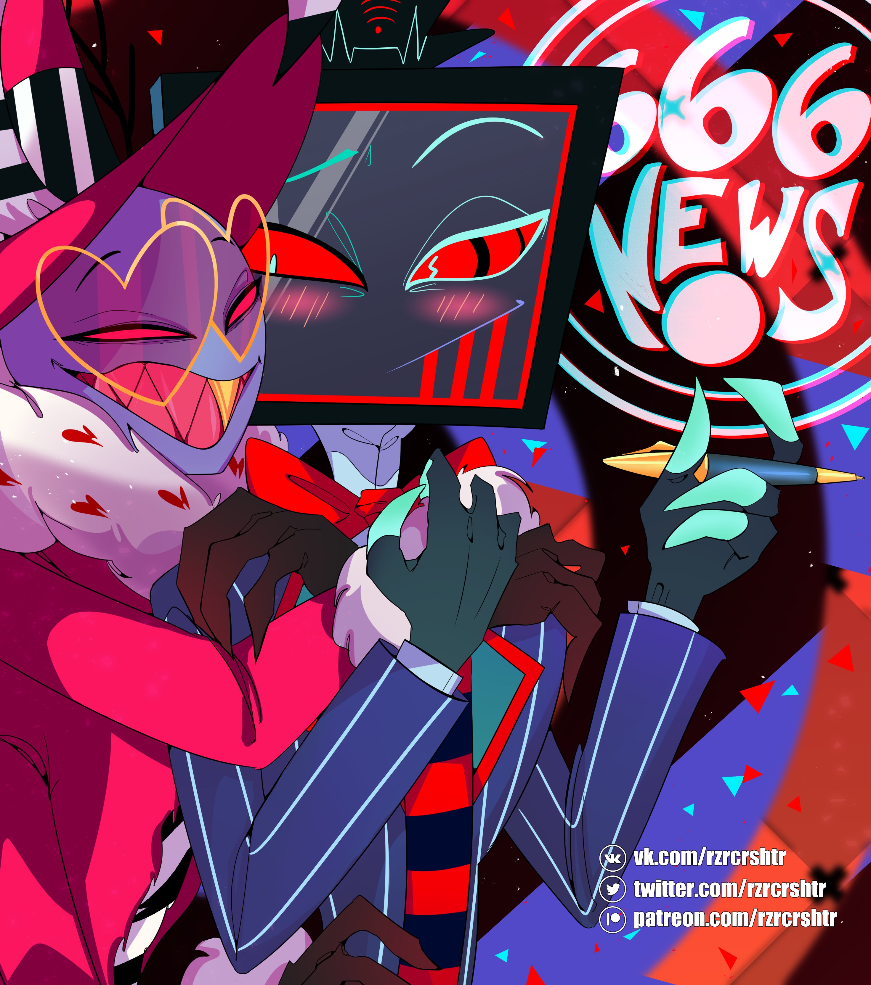 wolf of the Urals Twitter: "#HazbinHotel #Valentino #Vox https://t.co/L73r4M7PPA"