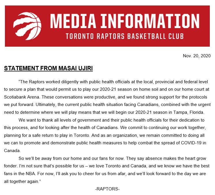 Toronto Raptors tweet media