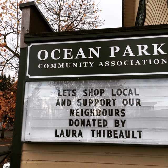 op_life's tweet photo. Many thanks to Laura Thibeault Real Estate for the timely reminder to shop local and support our neighbours this holiday season and always 😀👍 
 #ShopLocal #SupportSmallBusinesses #oceanparkvillage https://t.co/DJoNdDU6Zj