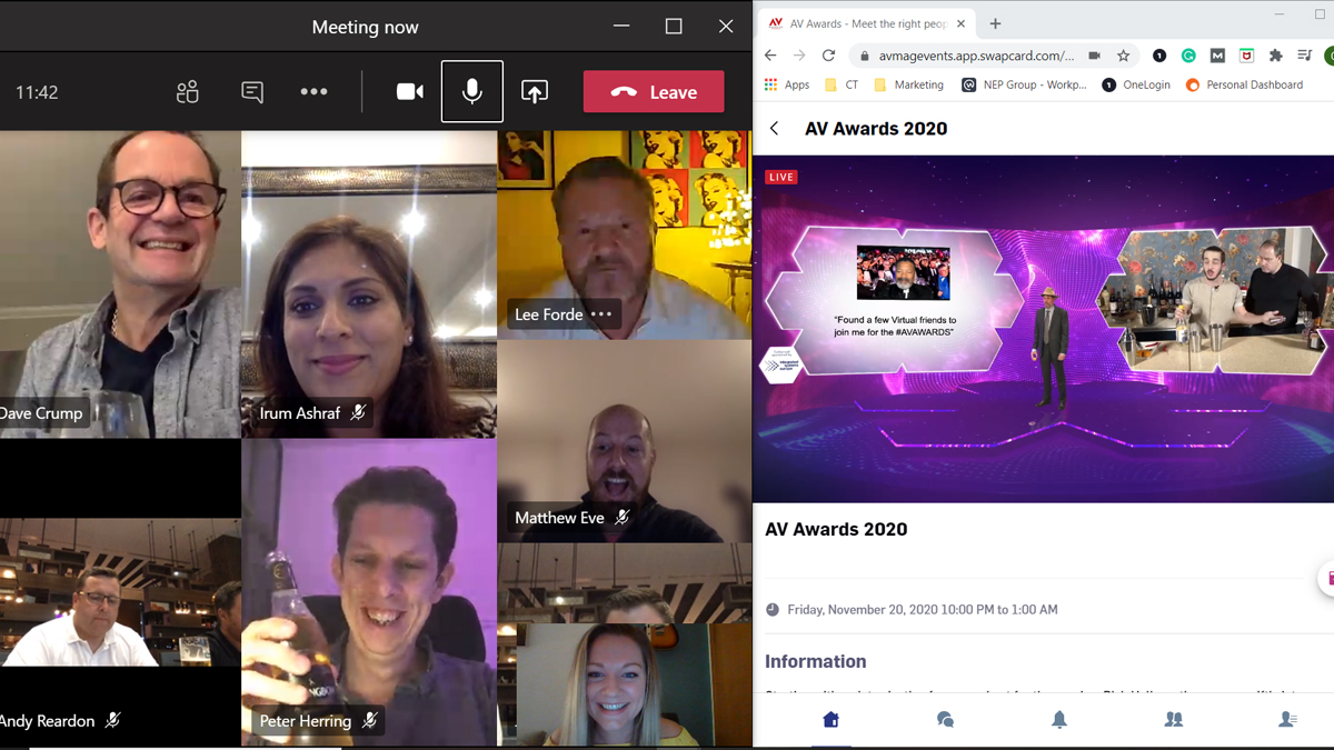 CreativeTechnol's tweet photo. CT are live at the @AVMag awards! Good luck to all the shortlisted nominees! #AVAwards #AVTweeps #teambubble #beyondbrigade #hamperswithpurpose #CTGroupEvents https://t.co/sJYPO3cJye
