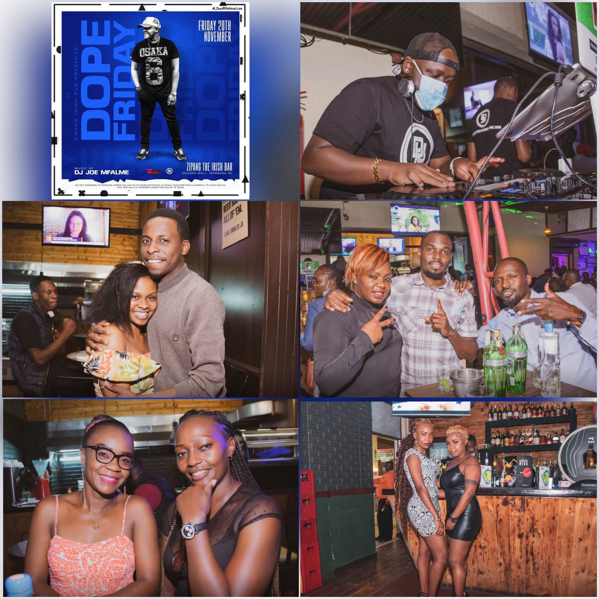 DjJoeMfalme's tweet photo. Thank you @zipangtheirishpub for vibing with us tonight... #DopeFriday ... We out... #JoeMfalmeLive I AM THE PARTY! https://t.co/j831XHV2wK