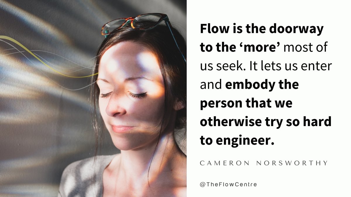 flow_centre's tweet photo. ⚡️Flow is the pathway to both our personal &amp; professional prosperity, not just innovating the next best invention or winning the next challenge. And there has never been a more vital time to develop personal skills for Flow – https://t.co/n8xzJMZUIy https://t.co/8JbKAgOXoc