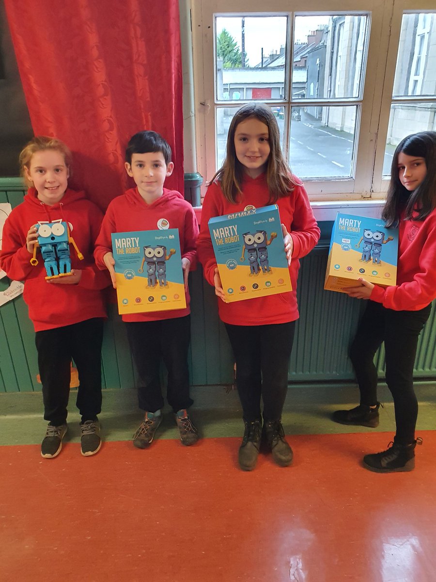 OrmiNinjas's tweet photo. We were very excited to take our school @RoboticalLtd Marty robots home for some tinkering this weekend. Next week we will meet online to set ourselves challenges to develop our skills at home. We might not be able to meet f2f but we can still Ninja! https://t.co/rSZHkStsVj