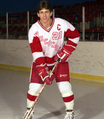 Wisconsin....Hard to cheer for Wisconsin in ANYTHING, especially hockey, but I had 2 favorites: Tony Granato from the mid-eighties and, of course, Joe Bianchi who makes a cameo in "Breaking Bad" (take that, Gophers.)