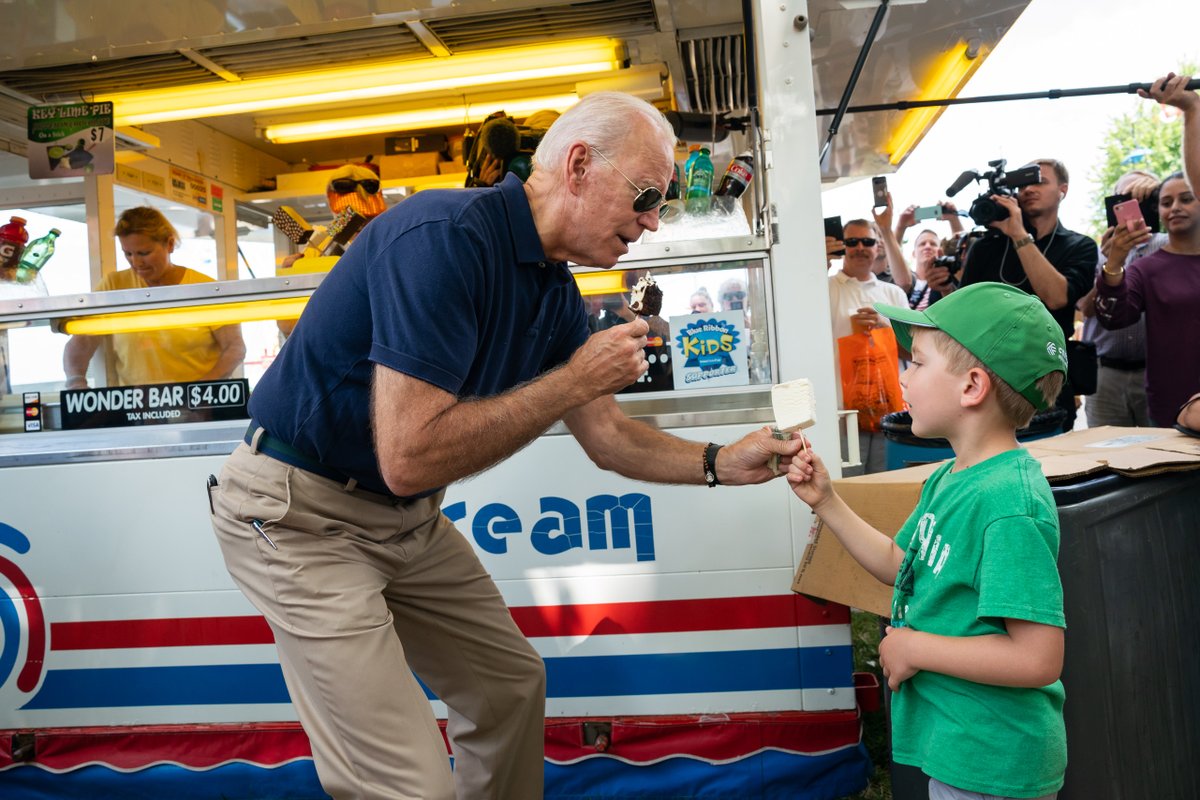SenGillibrand's tweet photo. Wishing our President-elect @JoeBiden a very happy (and sweet!) birthday!🍦 https://t.co/Eqv5PfvW0w