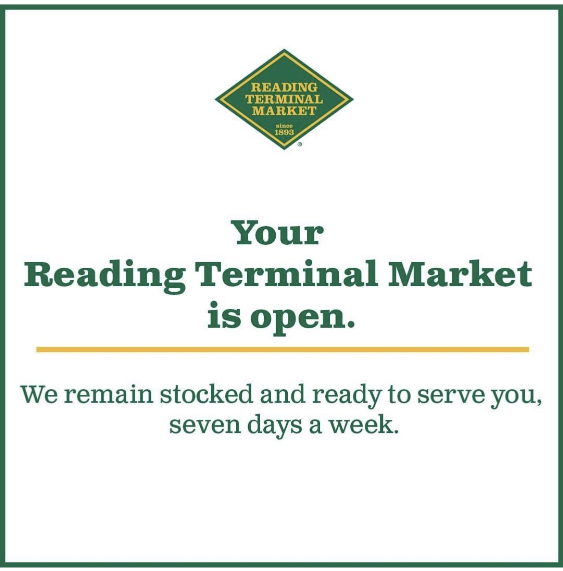 (1/3) As a designated essential service, we welcome you to visit us 7 days a week, Mon. - Sat. 8 a.m. - 6 p.m. Sun. 9 a.m. - 4 p.m. Please wear a mask. https://t.co/Mqcq1quwe0