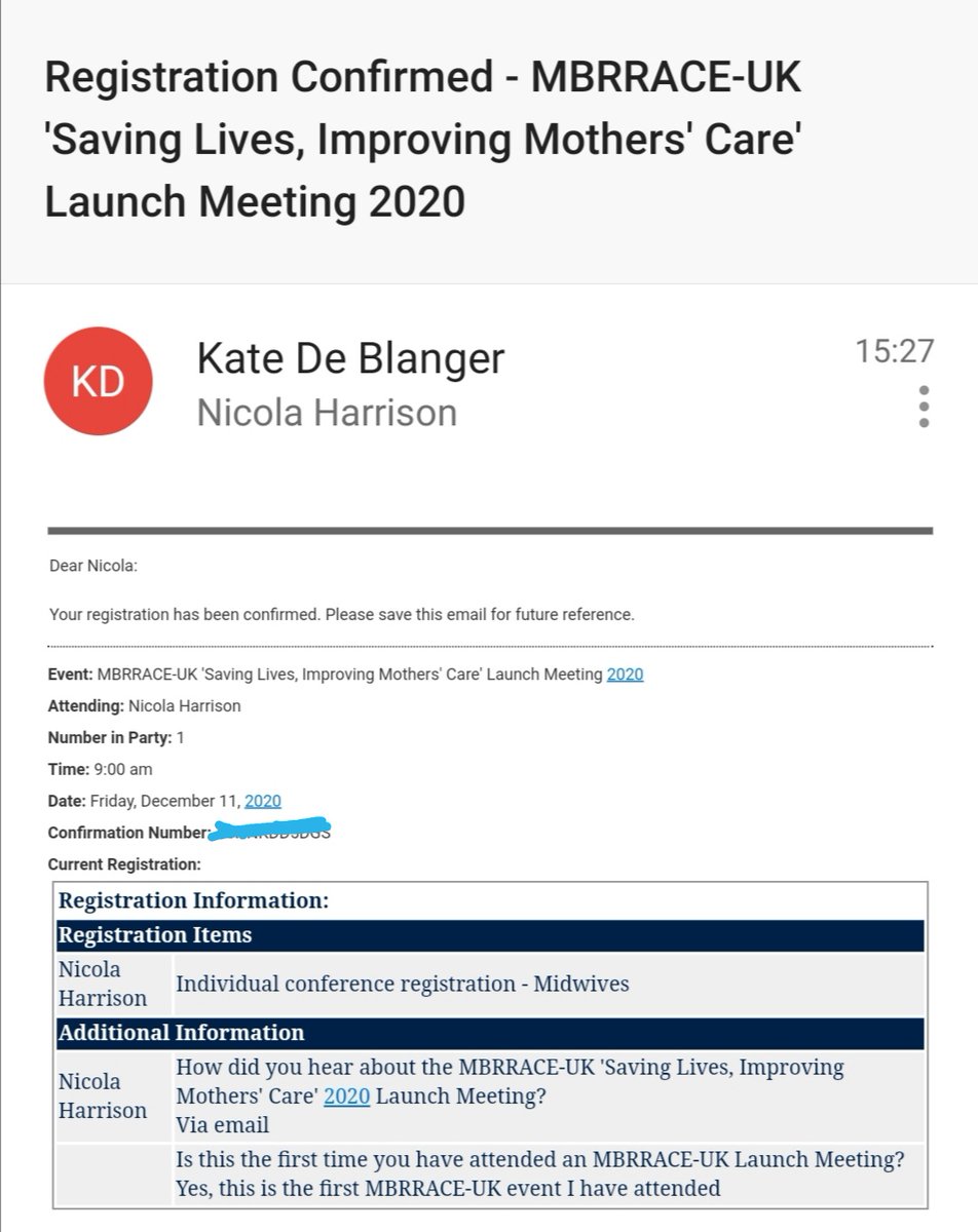 nickyjayne87's tweet photo. Eeeeek, all booked! Can't wait for the launch @mbrrace! This amazing research helps us adapt services to the recommendations and improve care for all women #mbrraceuk #savinglives #throughearlyrecognition https://t.co/6AtIzS96wF