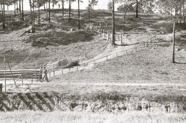 12 hour days would be filled with Calisthenics, a timed obstacle course, Currahee runs, and 12 -15 mile marches. Classes in drill instruction, line formation, and learned commands. Combat basics such as hand signals, digging trenches and foxholes, navigation.11/