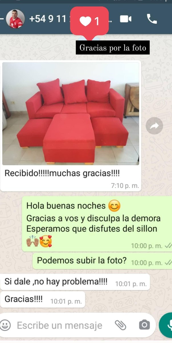 interiorchester's tweet photo. Gracias por su confianza 💪!!! Entrega realizada 🥰
Seguimos trabajando para ustedes y para que tengan nuestros productos en sus hogares https://t.co/olbi0tOxQo