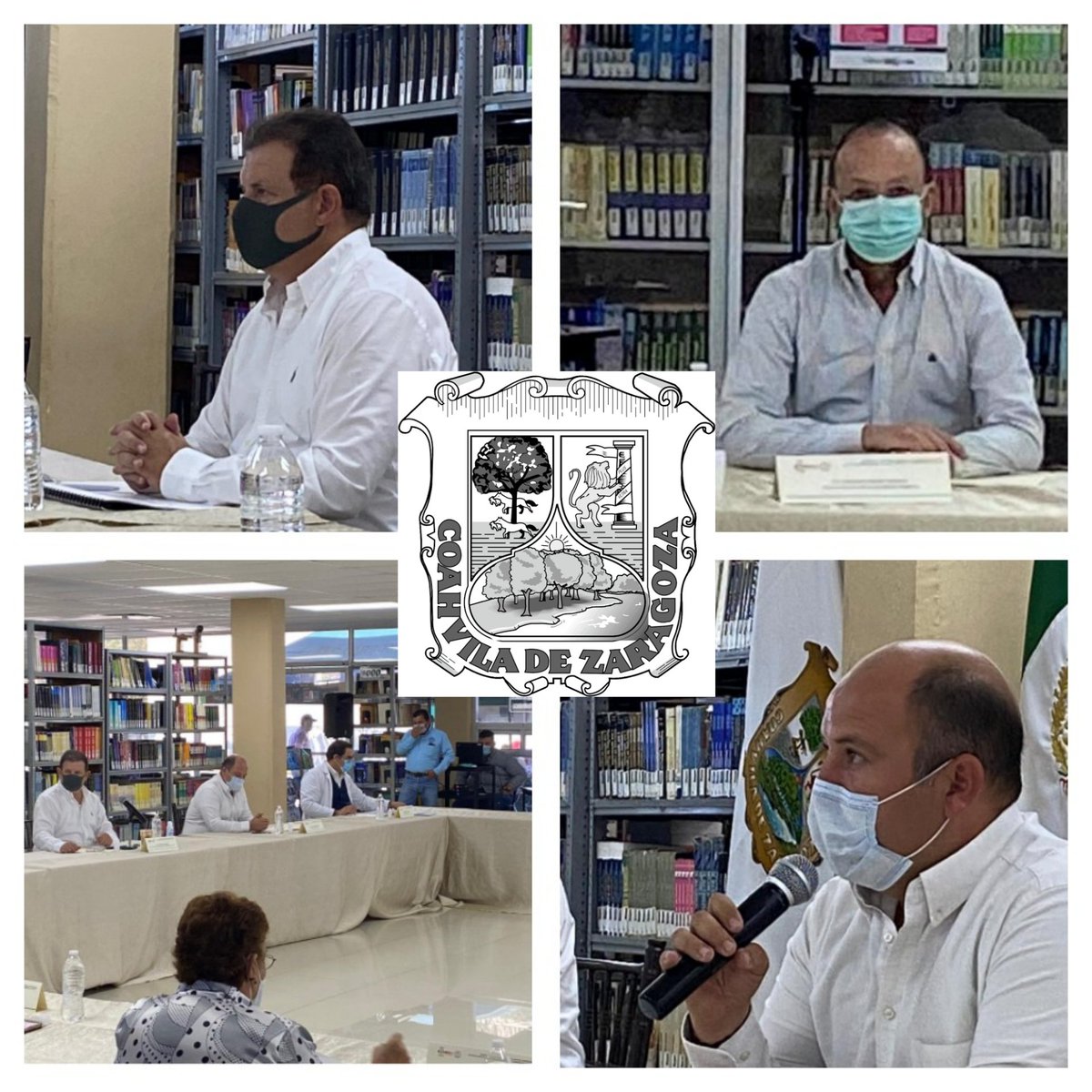 ses_coahuila's tweet photo. 28ª Reunión del Subcomité Técnico de la Región Carbonífera para atender la pandemia del COVID-19, precedida por el Ing. Lauro Villarreal Navarro en representación del Ing. Miguel Ángel Riquelme, Gobernador del Estado de Coahuila.
#FuerteCoahuilaEs #SEMyS #Coahuila https://t.co/a0no7hgC08